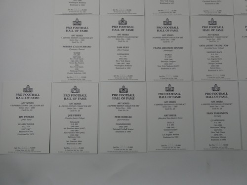 Goal Line Art Card GLAC Serie 1 Set Completo di 30 Calcio HOF 1989 3461 - Foto 9 di 14