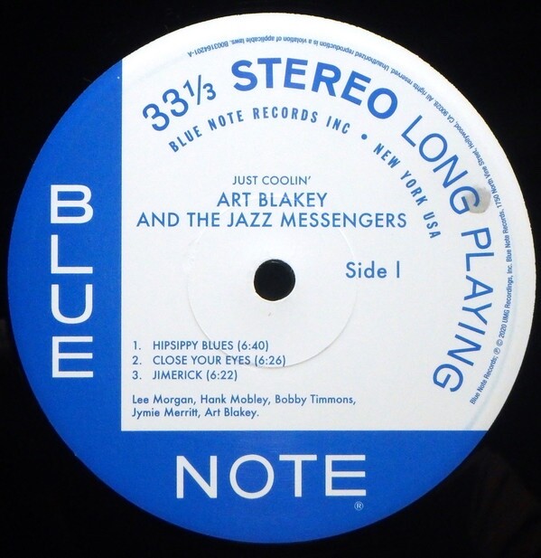 欧LP Art Blakey &amp; The Jazz Messenge Just Coolin ST64201 Blue Note /00260 ART BLAKEY - Art Blakey & The Jazz Messengers - Just Coolin