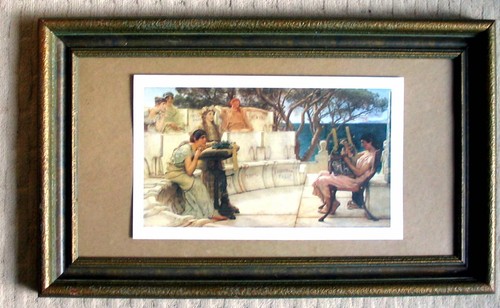 4 VTG Alma-Tadema prints of Roman / Greek scenes including "Sappho and Alcaeus" - Picture 5 of 13