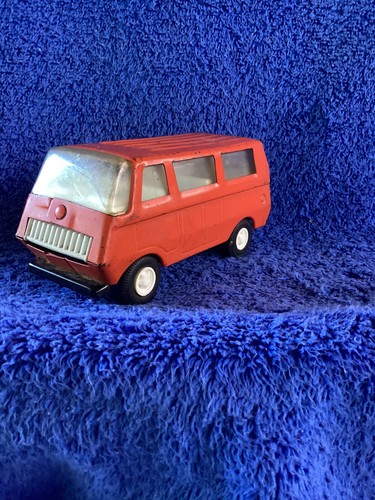 Vintage Tonka veicolo di emergenza furgone arancione lungo 5 pollici. - Foto 3 di 6