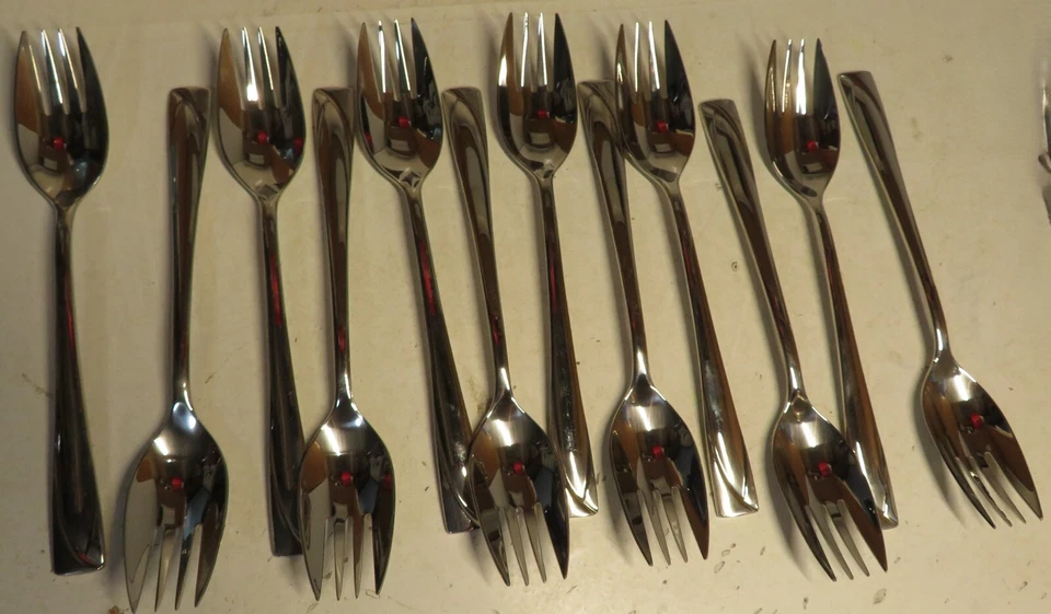 12 LENOX 不锈钢餐具 Middleton Spoonik Spork 不锈钢 18/10 已停产 — 第 2/4 张图片