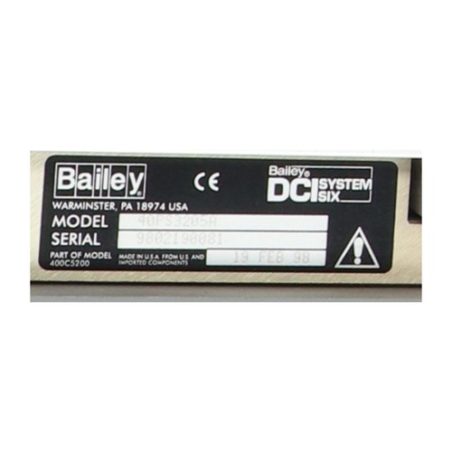 Bailey 40PS3205A Power Supply Used UMP - Picture 2 of 7