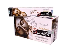 Vijayshree Golden Budhha Incense 15 gm x 12 Boxes =180 Sticks Fast Shipping