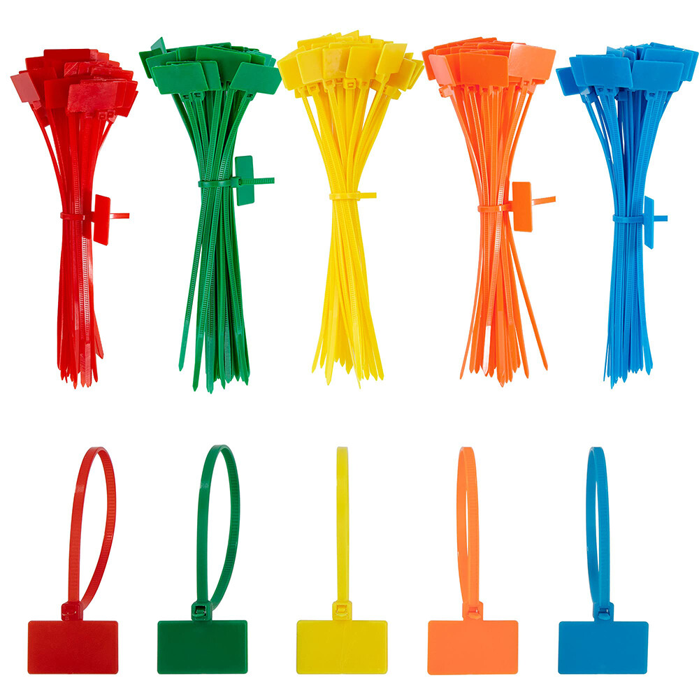 40 PCS Reusable Cable Ties - Multi-Color Velcro Straps With Write-On Labels | Cord Organizer For Electronics - View #11
