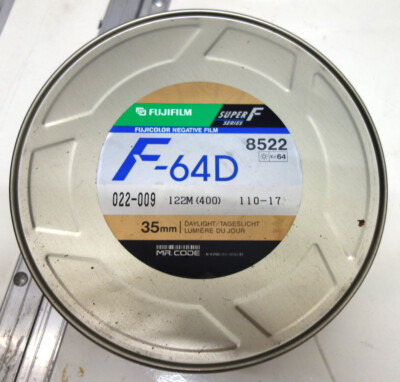 FUJI F-64D Color Negative 35mm Motion Picture Film Daylight 400ft