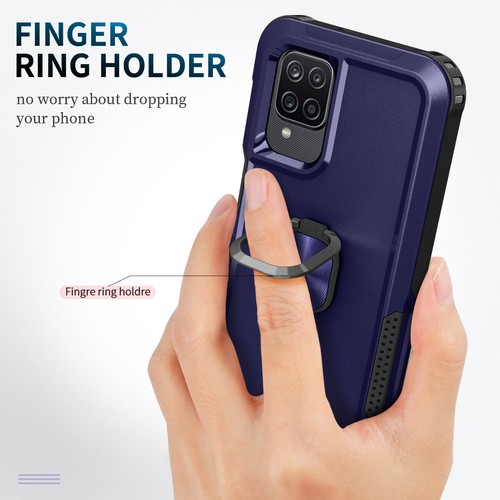 For Samsung Galaxy A12 A32 A53 A14 5G A03s Shockproof Rubber Ring Stand Case - Picture 23 of 48