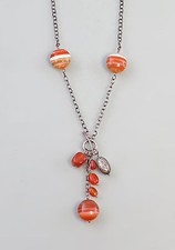 9125175 Carnelian - Chain Necklace 925er Silver