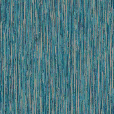Fine Decor Kofi Blue Faux Grasscloth Wallpaper, 20.5'' W 33' L, 56.4 Sq. Ft.