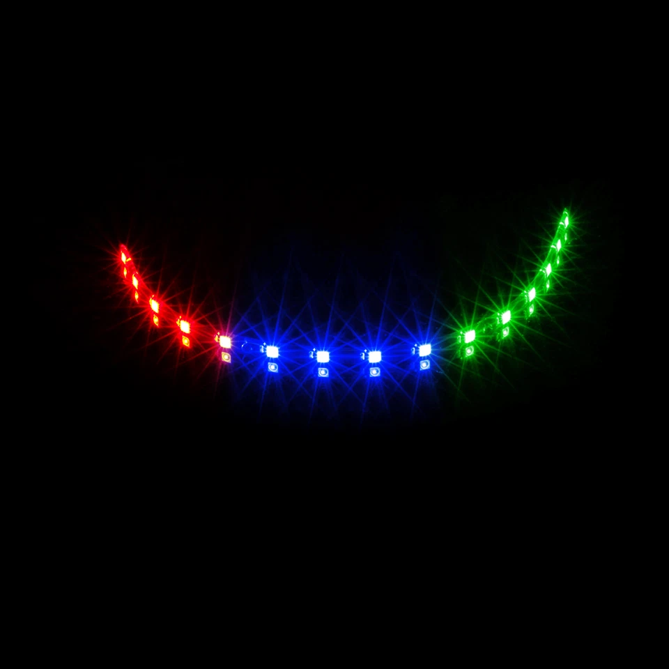 GameMax Viper A-RGB Magnetic 15 x LEDs 30cm Strip Light PC Case ARGB LED Strip - Image 2 of 4