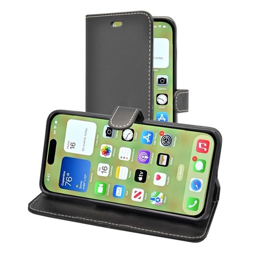 For Apple iPhone 16 Pro Max Case Wallet Flip PU Leather Card Slot Pouch Cover - Picture 34 of 72