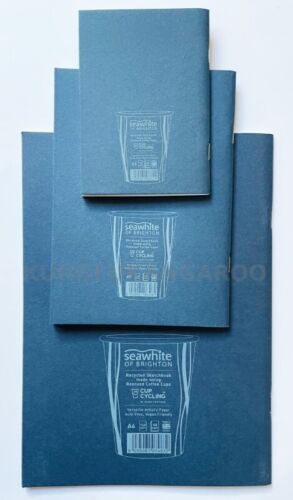 A4 A5 A6 Seawhite Blue Starter Sketchbooks Artist Drawing 140gsm - Picture 2 of 8