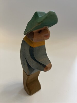 Ostheimer Farm Hand Rare retired Wooden Figure toy