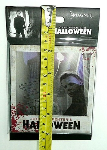 John Carpenter's Halloween Magnet Michael Myers Mask Horror Slasher Gore Blood - Picture 2 of 3