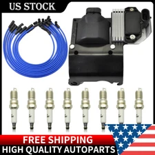 Lgnition Coil & Iridium Spark Plug & Wire Set for Chevy GMC Savana DR49 D577