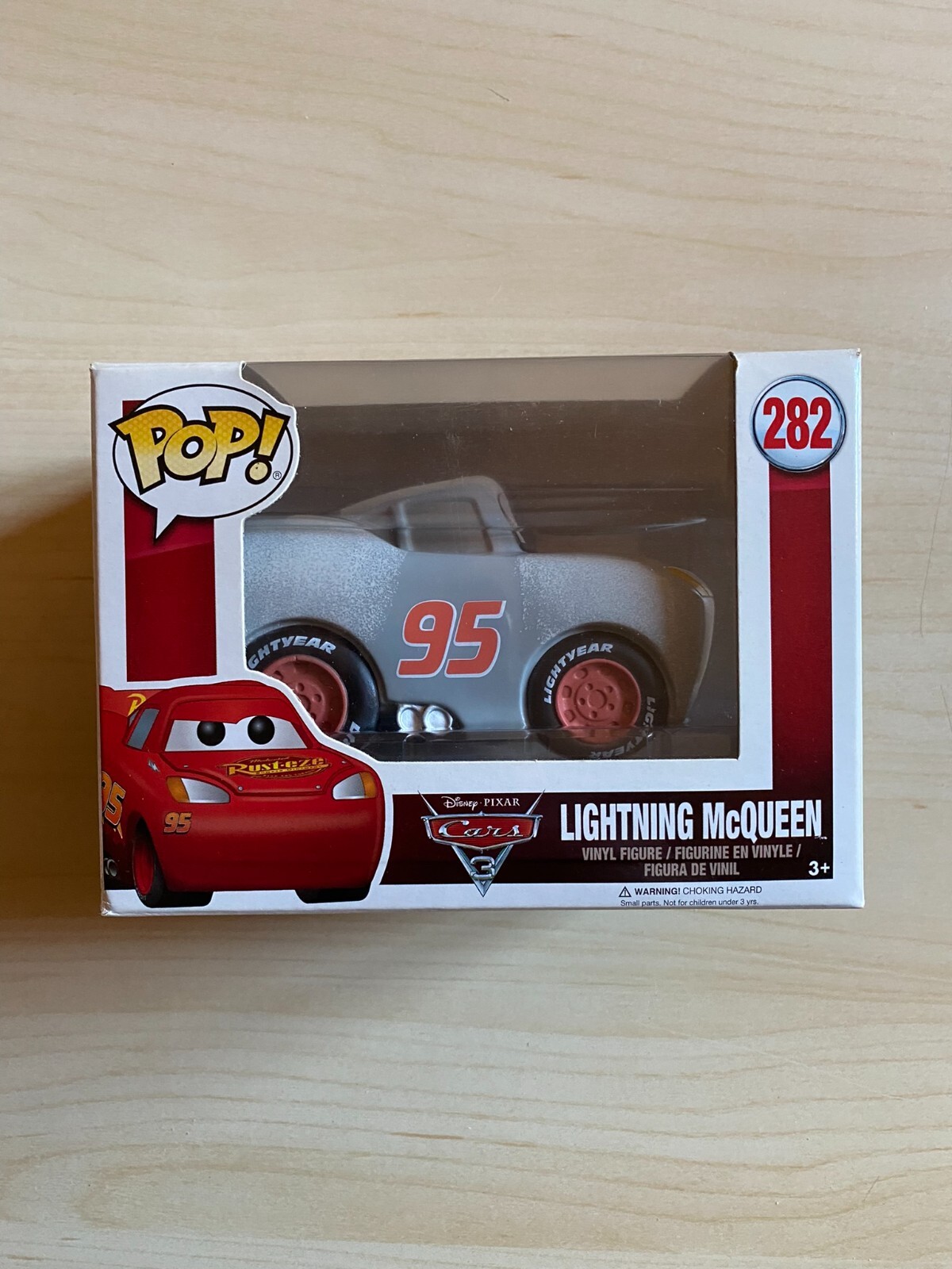 Funko Pop Pixar Cars 3 - 282 Lightning Mcqueen (Grey)