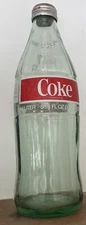Coca-Cola Bottle 33.8oz 1 Liter Empty Bottled South Portland NY