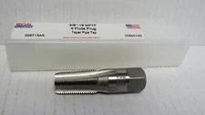 REGAL CUTTING TOOLS 3/8"-18 NPTF 4 FLUTE PLUG TAPER PIPE TAP 008713AS USA