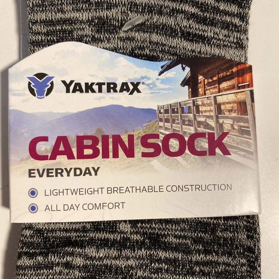 3 pares de calcetines de cabina grises Yaktrax para mujer talla única para la mayoría de todo el día cómodos nuevos Foto 2 de 4