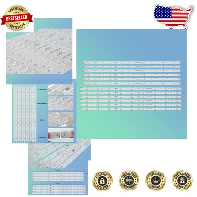Energy Efficient LED Backlight Strips for Vizio 70-inch TVs - Remote Controlled