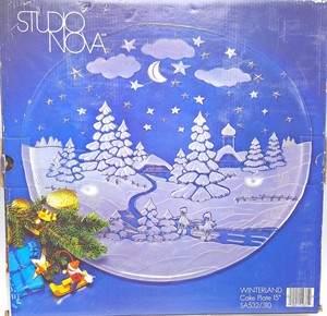 Holiday-Christmas-Party-Snow-Frosted-Glass-Cake-Plate-Platter-15-in-Studio-Nova
