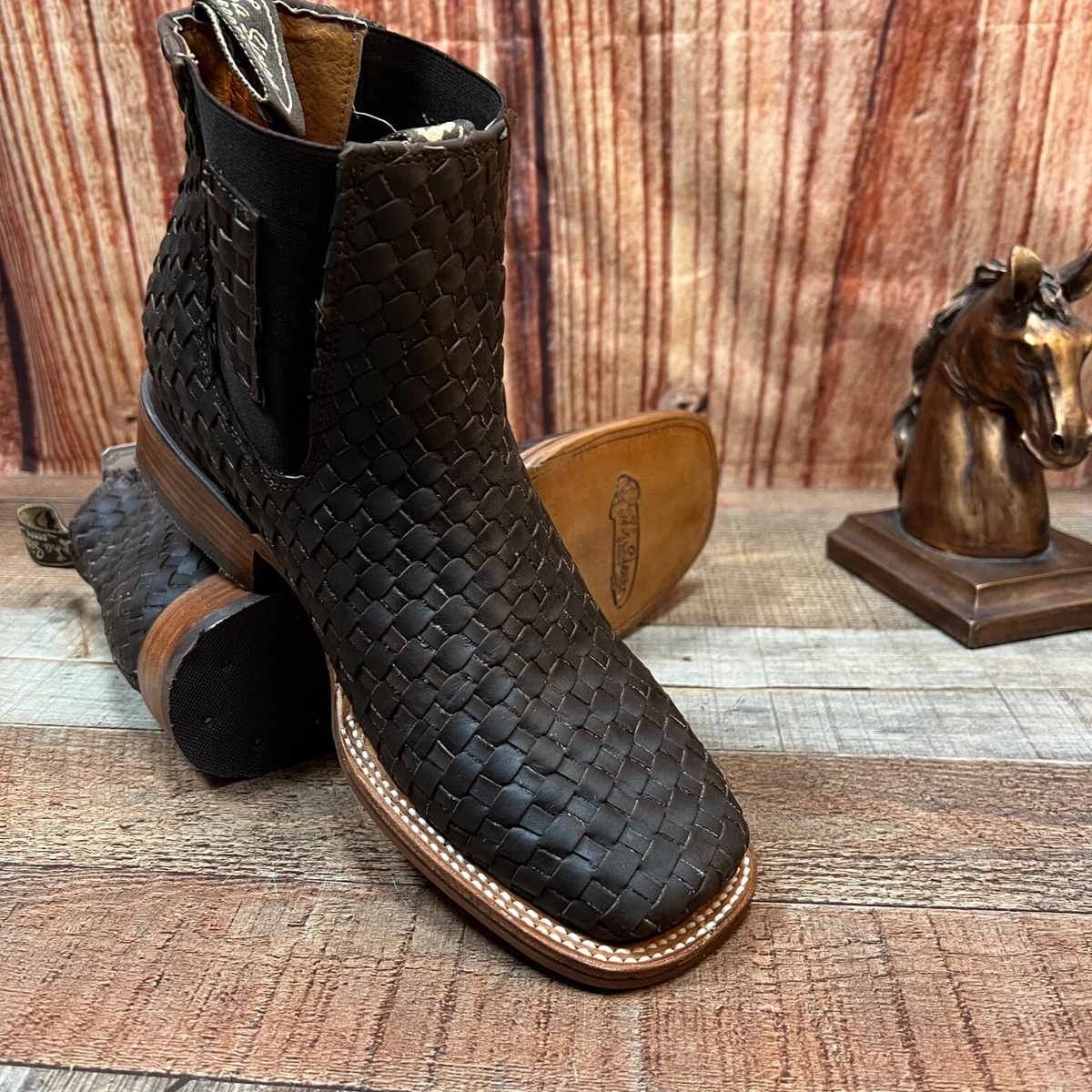 Mens western ankle clearance boot