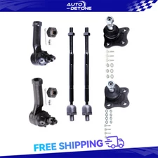 6X Front Inner Outer Tie Rod Lower Ball Joint For Volkswagen Beetle Golf Jetta