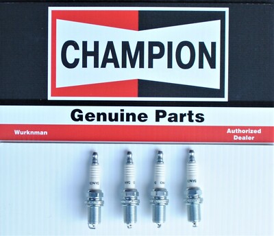 4 pack of Genuine Champion Spark Plugs RC14YC Engine Shop Pack for Briggs Kohler
