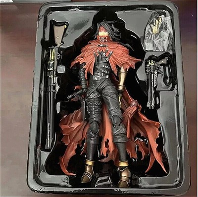 US！！！Play Arts Kai Final Fantasy VII Vincent Valentine PVC Action Figure In Box 
