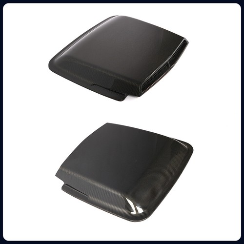For Dodge Challenger 2015-2019 Carbon Hood Vent Air Flow Trim Intake Scoop Cover - Foto 8 di 14