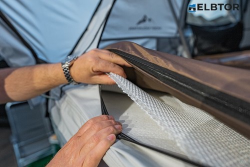 NEU Dachzelt Moby Mountain Peak XXL 4 Personen in ThunderBlack Komplett Set - Bild 6 von 7