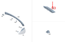 MERCEDES-BENZ EQS V297 Drittes Bremslicht hinten A2979063700 NEU ORIGINAL