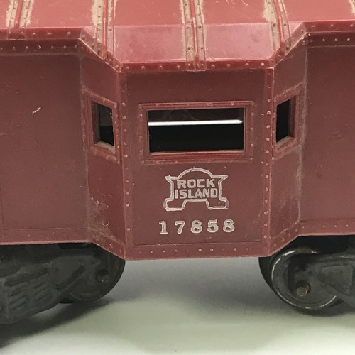 Marx No. 17858 Rock Island Bay Window Caboose AS IS - Picture 11 of 17