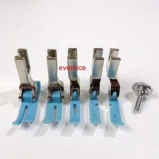 Industrial Sewing Machine Teflon Presser Foot Left,Right,Center Zipper Cording