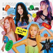 LUNARSOLAR [SOLAR:FLARE] 1st Single Album CD+FotoBuch+Karte K-POP SEALED