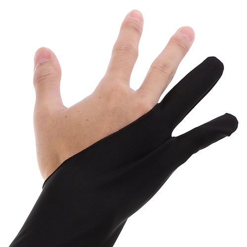 Lackierhandschuhe Tablet Zeichnen Zubehör Zwei-Finger-Künstlerhandschuh - Afbeelding 5 van 12