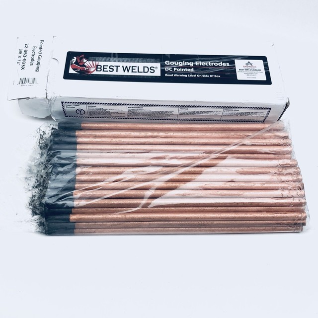 WEST WELDS POINTED GOUGING ELECTRODES DC POINTED 22063003X 3/8X12" (50 PACK) eBay