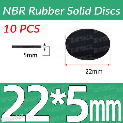 1mm-10mm thick NBR Rubber Solid Discs Flat Round Pad Sealing Non-Slip Cushioning - 第 141/251 張圖片