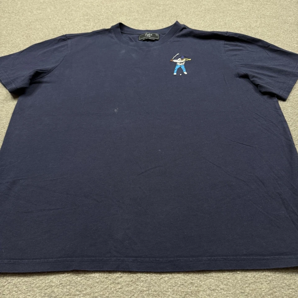 Eastside Golf Men's Shirt Size L Blue Short Sleeve Crew Neck Streetwear - Image 2 of 4