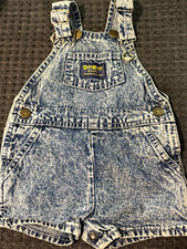 Vintage OshKosh B'gosh Acid Wash Denim overalls