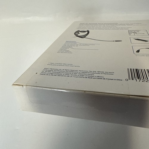 Plantronics MX500i Flex Grip Headset 3 In 1 In Box New - Photo 4/4