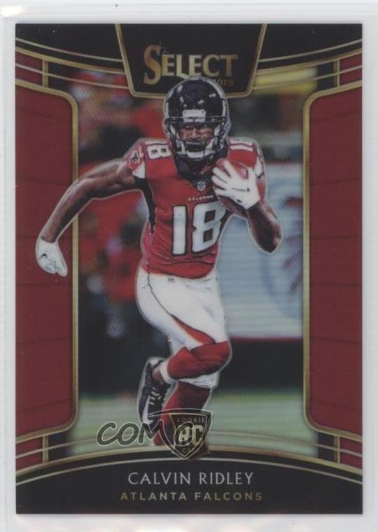 2018 Panini Select Concourse Maroon Prizm 25/99 Calvin Ridley #57 rf2