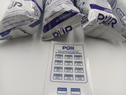NEW Sealed PUR Water Filter Replacement Cartridges 4 Pack For Pitcher PPF900Z - Picture 3 of 4