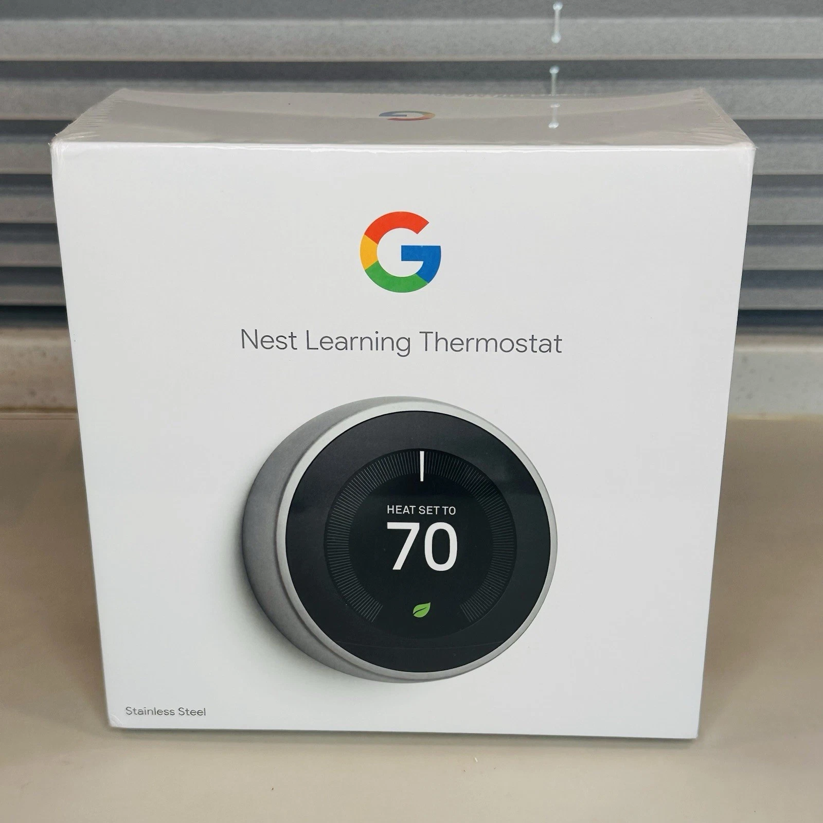 NEST Learning Thermostat T3007ES (3rd Gen) Stainless Steel - A0013 Sealed NEW