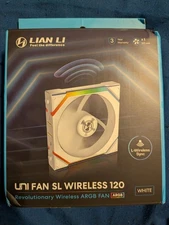 Lian Li UNI Fan SL-Infinity Wireless 120 Single Pack 12SLIN1W1W White