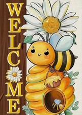 Cute Bee Diamond Art Kits for Adults-Welcome Autumn Diamond Painting Kits for