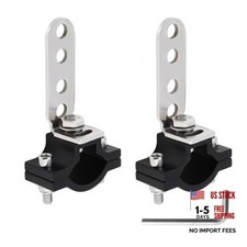 Windance 2pcs Light Bar Bracket Tube Clamp Mount Handlebar Front Fork Bumper