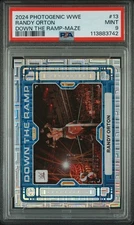 2024 PANINI PHOTOGENIC WWE DOWN THE RAMP #13 RANDY ORTON Maze /25 PSA 9