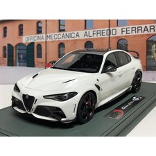 BBR 1/18 Alfa Romeo Giulia GTAm Red Brakes 2020 Bianco Trofeo White C1852B21