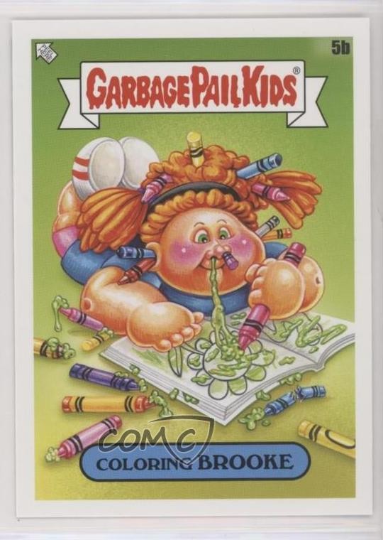 2022 Topps Garbage Pail Kids Book Worms Series 1 COLORING BROOKE #5b 8d2