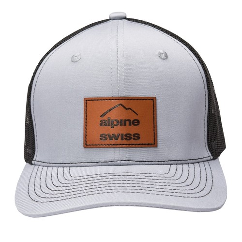 Alpine Swiss Mens Trucker Hat Snapback Mesh Back Cap Adjustable Baseball Cap - Imagen 3 de 39